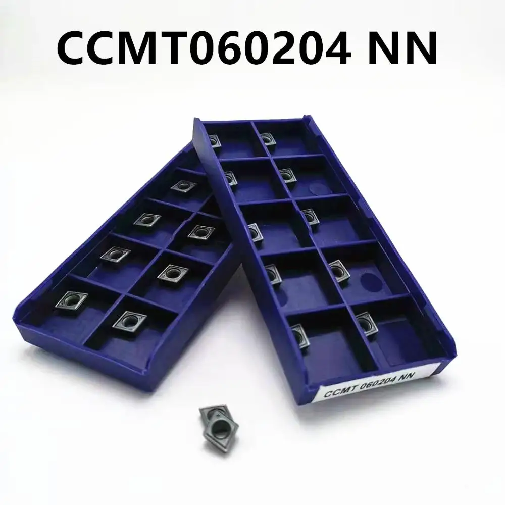 

New lathe tool CCMT060204 NN LT10 high quality round metal turning insert CNC machine parts carbide insert milling tools
