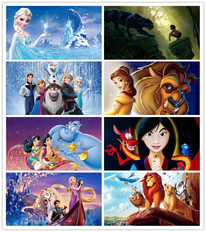 

Diy 5D Diamond Embroidery Cartoon Princesse Diamond Mosaic Cartoon Animal Diamond Painting Kits Daimond-painting Good Kid's Gift