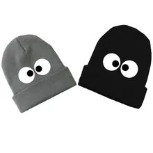 Мода унисекс аниме Мой сосед Тоторо фарипыль Beanie Eyes печатных хлопок трикотажные Лыжные Skullies Хип-хоп мешковатая шапка для косплея