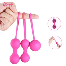 Силиконовые Шарики Kegel 3 шт. вибраторы Женский тренажер