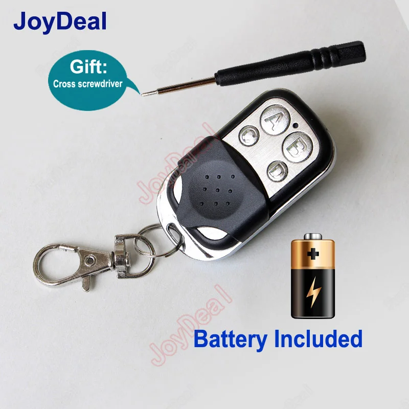 

433Mhz Remote Control Duplicator Copy Code Cloning Car Garage Door Opener Transmitter for Security Alarm Electronic Gates Switch