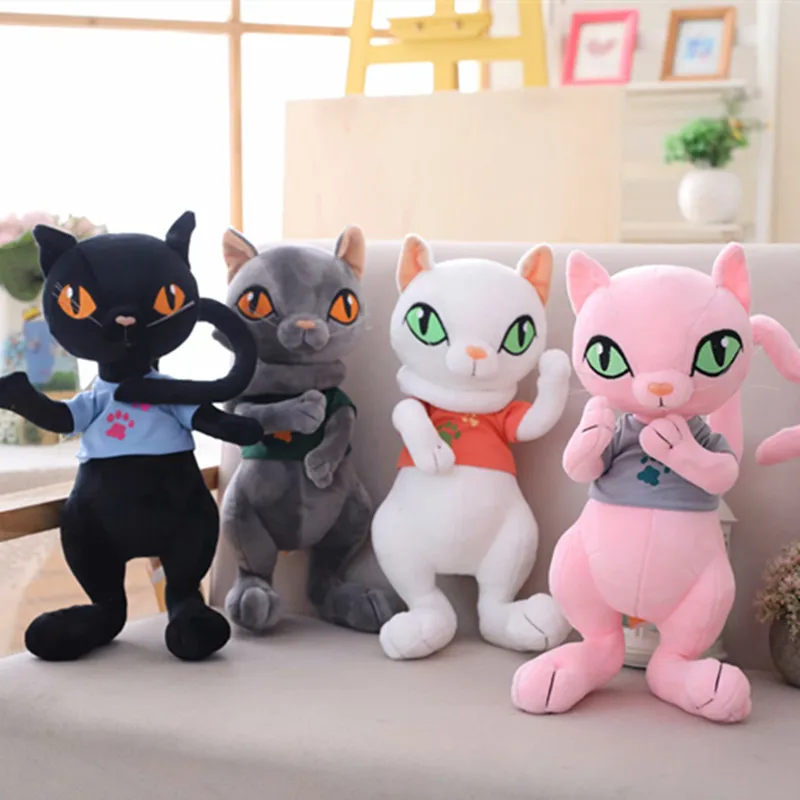 

2019 New 1pc 30cm/40cm/50cm Cute Cat Plush Cat Lovely Plush Animal Toy Children Kids Birthday Christmas Gifts
