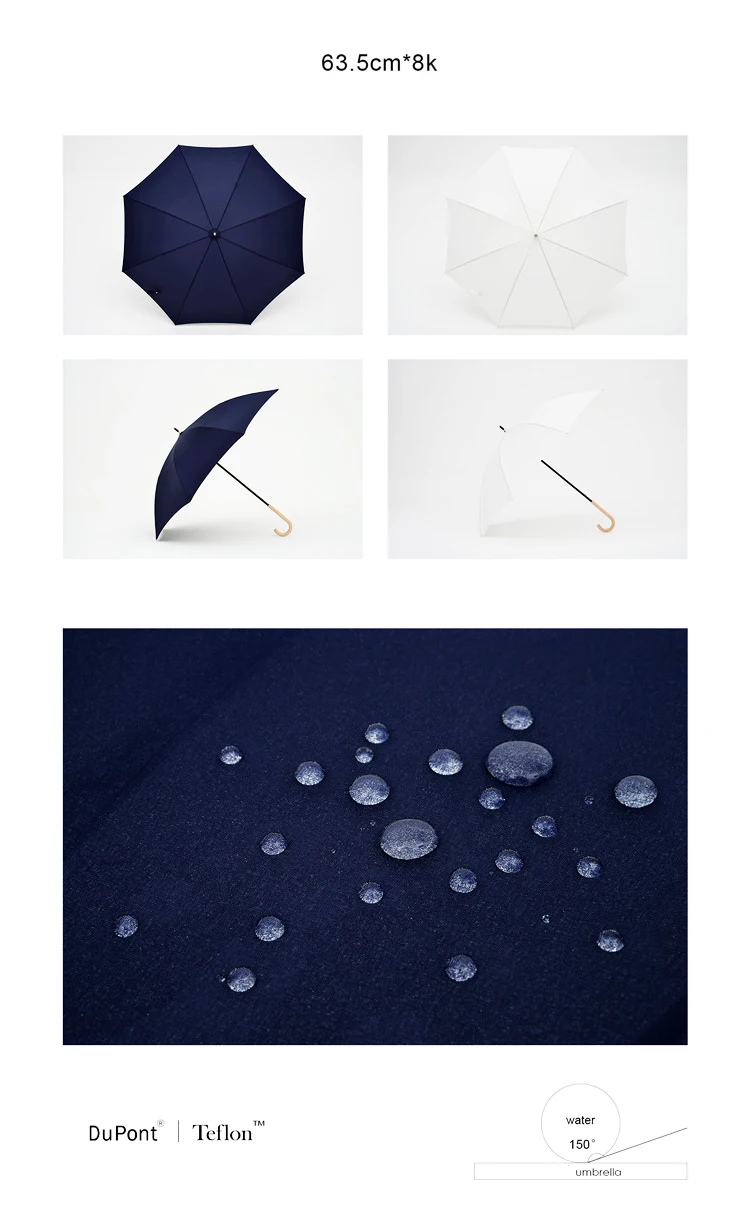 Tiohoh, японский стиль, длинный зонт, мужской, канадский, кленовый, Деловой, Мужской и Женский, для путешествий, Ветрозащитный зонтик