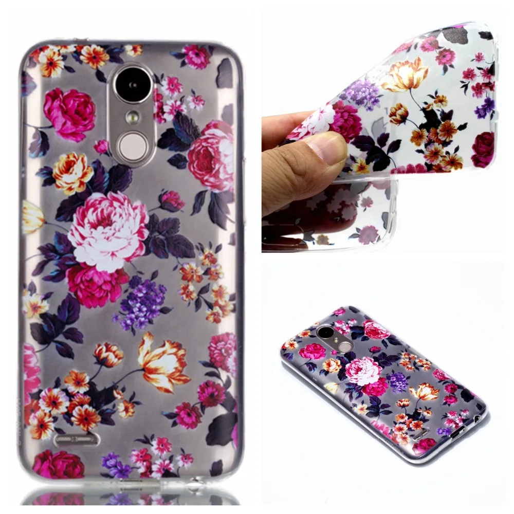 

CYBORIS Colorful Painted Case For LG K4 K8 K10 2017 2018 Cover Soft Silicon TPU Protective Cover For LG Q8 G7 X POWER 3 Case