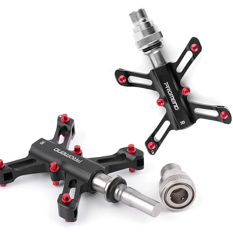 

AGEKUSL Quick Release Bicycle Pedal For Brompton Folding Bike 3 Sealed Bearings EZY System Ultra-light CNC Anti-slip Pedal Parts