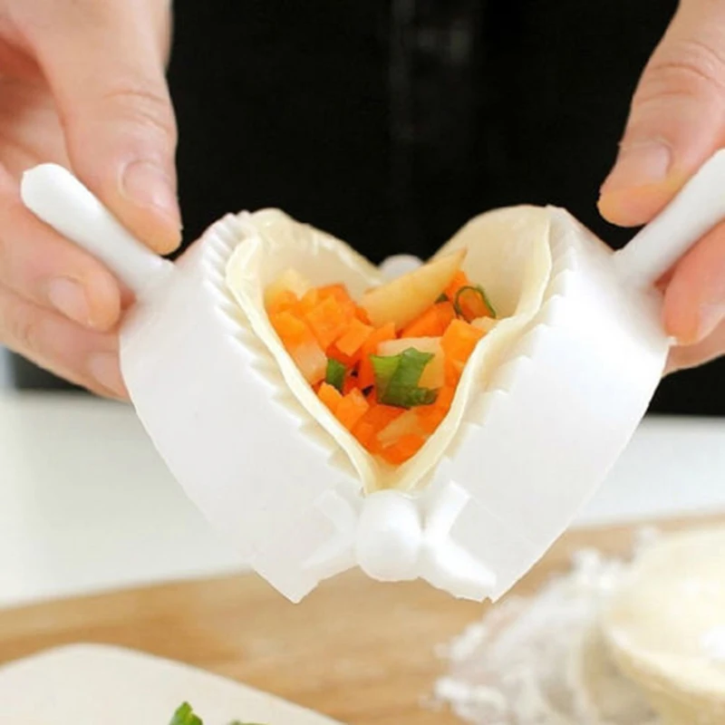 

3pcs Set Dumpling Maker Molds DIY Pastry Maker Tool Dumpling Mould Dough Press Samosa Empanada Jiaozi Molds Kitchenware Spully