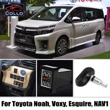 TPMS For TOYOTA Noah / Voxy / Esquire / NAV1 / Tire Pressure Monitoring System Of Internal Sensors Non destructive installation