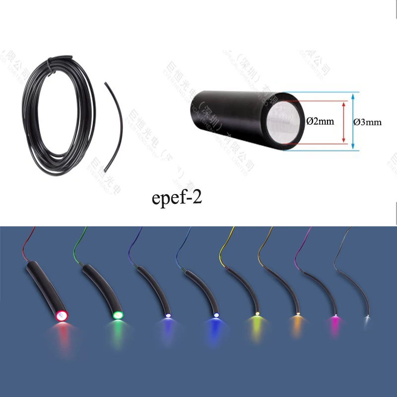 Заводская рулонов 2 мм мягкий твердый сердечник пластиковый оптоволоконный кабель для освещения