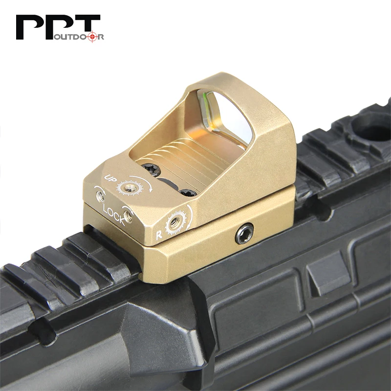 Коллиматорный прицел Канис Latrans Тактический Красный точка зрения 3MOA Red Dot Охота прицел подходит 21,2 мм Rail Пикатинни для Открытый Охота применение оптический прицел PP2-0117