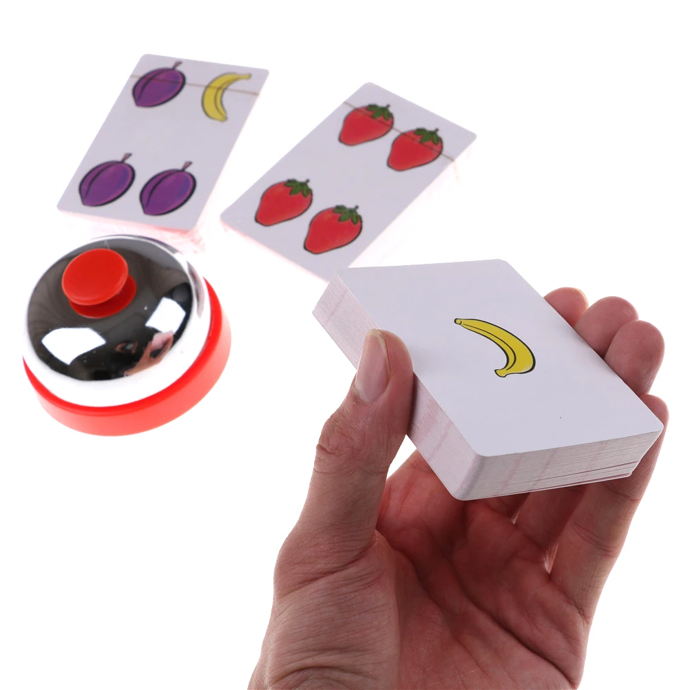 

1 Set Halli Galli Board Game 2-6 Players Cards Game For Party Easy To Play With Family Friends Wholesale