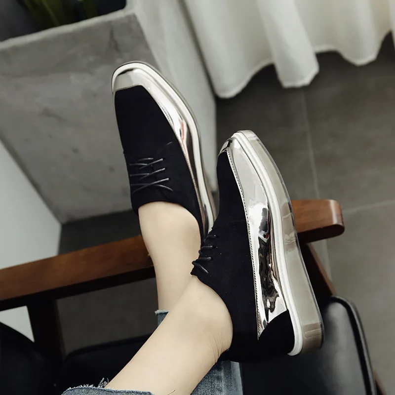 square toe platform shoes