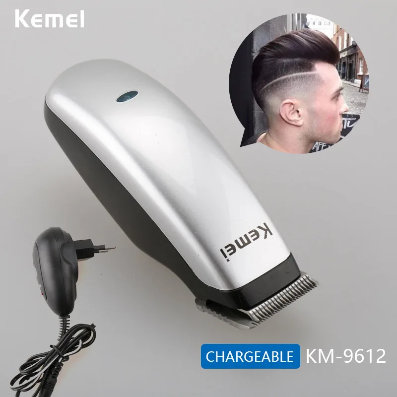 

km 9612 Portable Electric Hair Mini Hair Trimmer Cutting Machine Beard Trimmer Razor Style Tools for Men Clipper Rechargeable