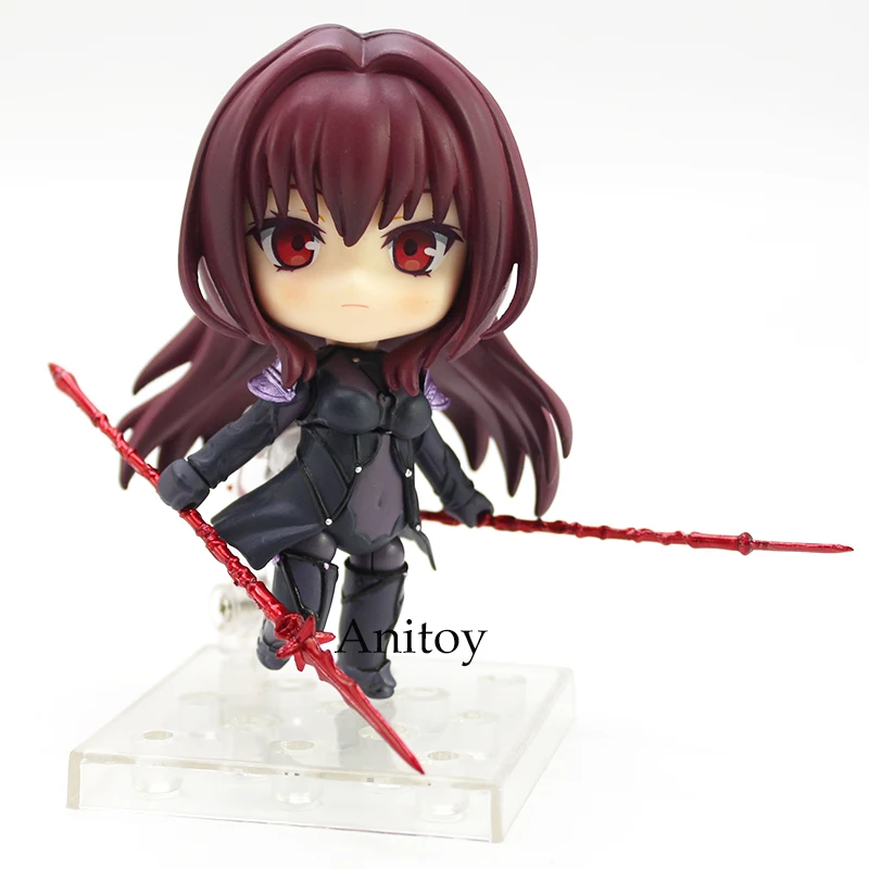 Fate Grand Order Lancer Scathach Nendoroid 743 ПВХ фигурка Коллекционная модель игрушки куклы 10 см