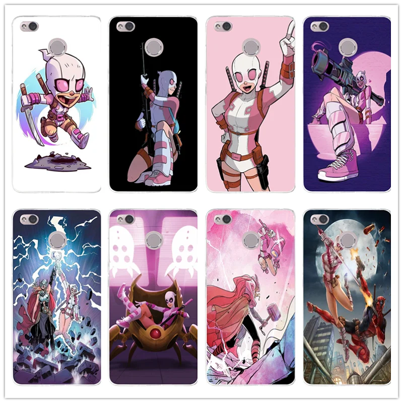 

Soft TPU Silicone Cell Phone Cases for Xiaomi Redmi Mi Note 2 3 3S 4 4A 4X 5 5X 5S 5A 6 6X A1 Pro Plus Shell Slim Funny Gwenpool
