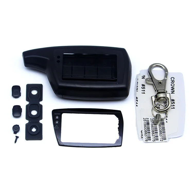 

D3000 Case Keychain Cover, Compatible with Two way car alarm system PANDORA DXL 3000 DXL3000 LCD Remote Control Key Fob Chain