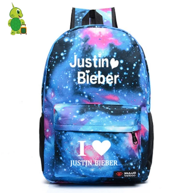 Buy Justin Bieber Luminous Backpack I Love Justin