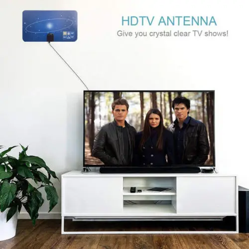 Цифровая антенна Hd ТВ антенна ТВ HD 200 Миля Диапазон Skywire ТВ Крытый Antenna1080P 4 K 16ft коаксиальный кабель