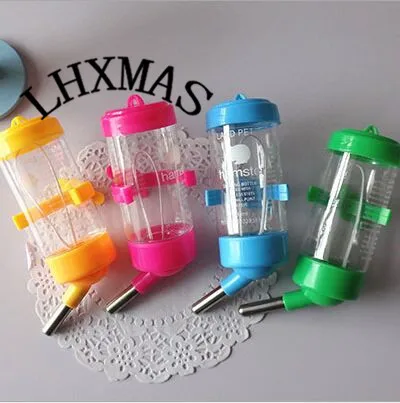 

Auto Dispenser Hamster Water Drinker Feeder 80ML Hamsters Feed Water Bottle D429