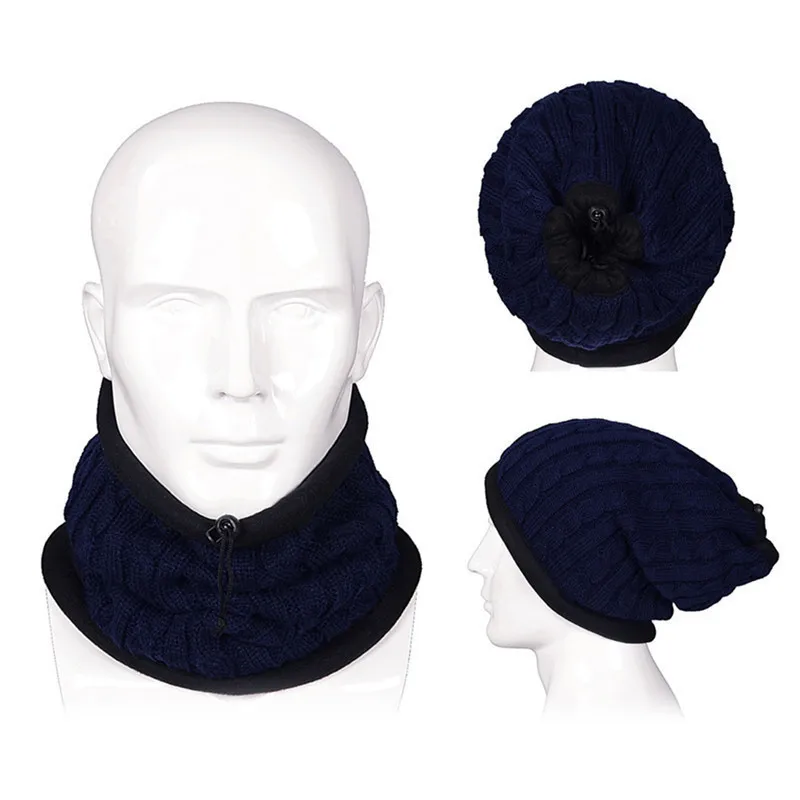 Men Winter Warm Ski Knitting Hat Snowboard Motorcycle Warmer Cap