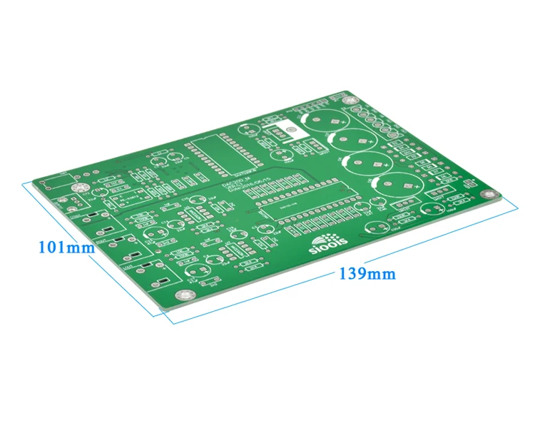 Дизайн TDA1541 ЦАП декодирование доска DIY Бард PCB