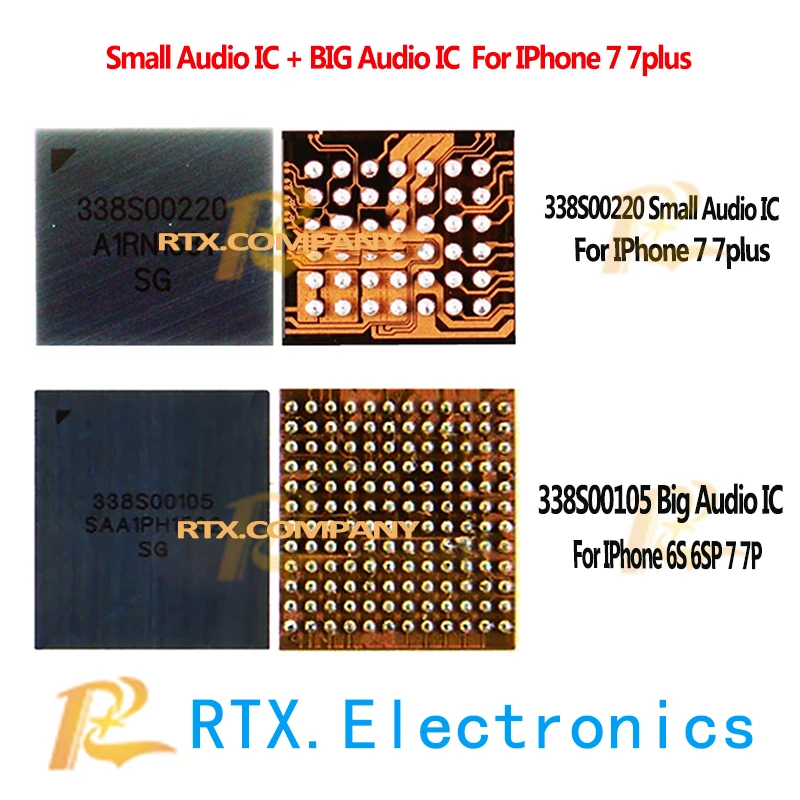 Para iPhone 7 y 7 Plus U3101 Grande Audio 338S00105 IC de reemplazo