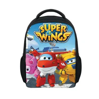 

Anime Super Wings School Backpacks Fashion Children Shoulder Book Backpack Teenager Boys & Girls Travel Bagpack