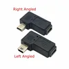 Мини USB 5-контактный штекер к гнезду, Удлинительный адаптер 90 градусов, левый и правый угловой Мини USB адаптер ► Фото 2/6