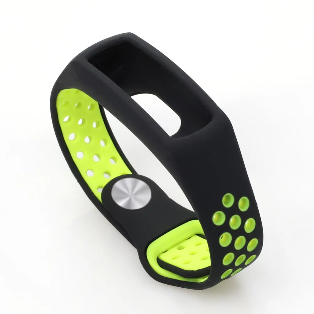 Силиконовый ремешок для huawei Honor Band 4 Smart Bracelet двухцветный дышащий ремешок для часов спортивный браслет для Honor Band 4 ремешок