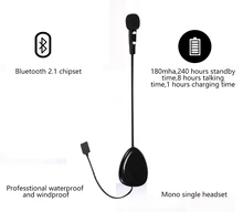2019 Nuovo V1 del Casco Del Motociclo Auricolare Bluetooth Intercom Musica Hi-Fi Riduzione Del Rumore Lettore 12 Ore di Standby Interfono per Lo Sport