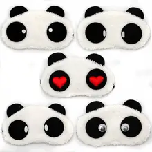 Милый Панда мультфильм повязка на глаза крышка спящий глаз тени отдых сон в путешествиях маска для глаз Уход за глазами