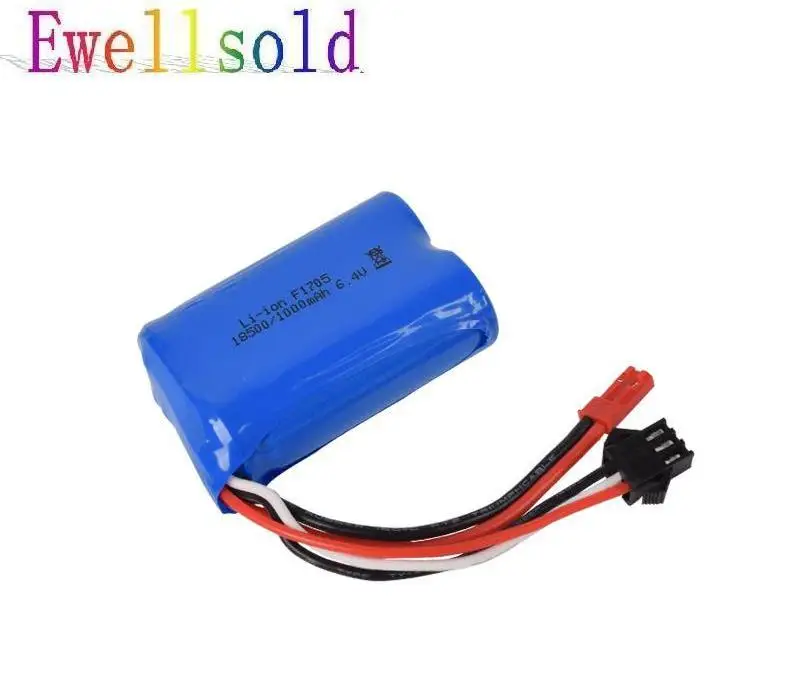 

Ewellsold wltoys A303 A313 A323 A333 1/12 Electric RC car 6.4V 1000Mah Li-ion battery free shipping