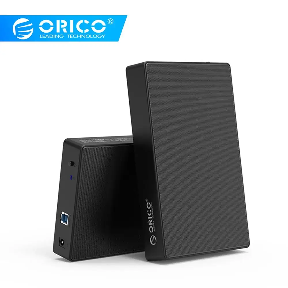 ORICO случай HDD 3,5 дюйма жесткий диск Дело SSD адаптер USB3.1 к SATA HDD Box для samsung SSD/HDD внешний корпус для жесткого диска случае