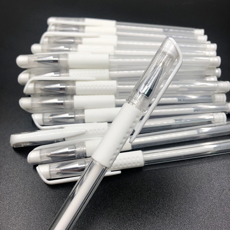 

50pc Microblading Supplies Tattoo Marker Pen Permanent Makeup Accessories White Surgical Skin Marker Pen for Eyebrow Scribe Tool