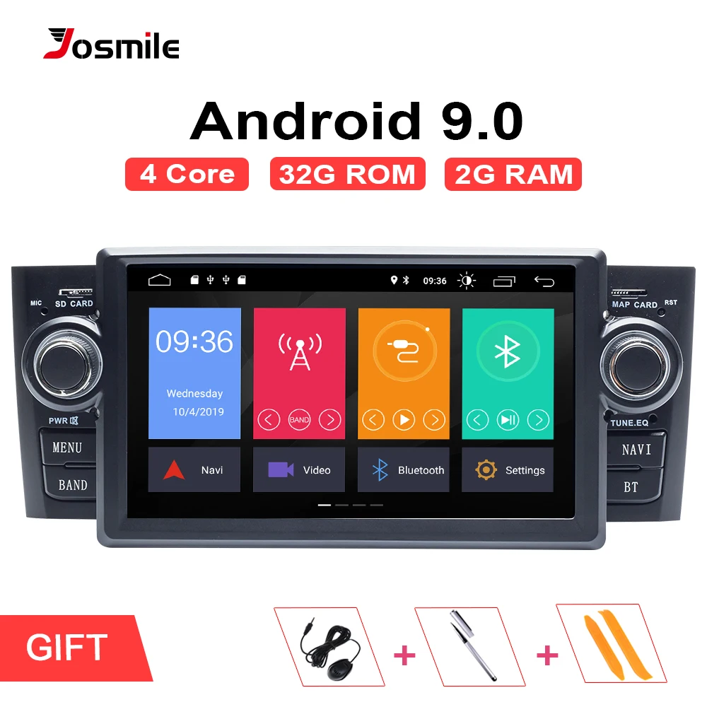 Четырехъядерный Android 9 0 Автомобильный видео dvd-плеер для Fiat/Grande/Punto/Linea 2007-2012 4G GPS Navi
