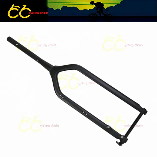 Best price at $179 Cheap 26'' fat bike snow bikes carbon bike fork pro carbon rigid fork full carbon fat bicycle forks