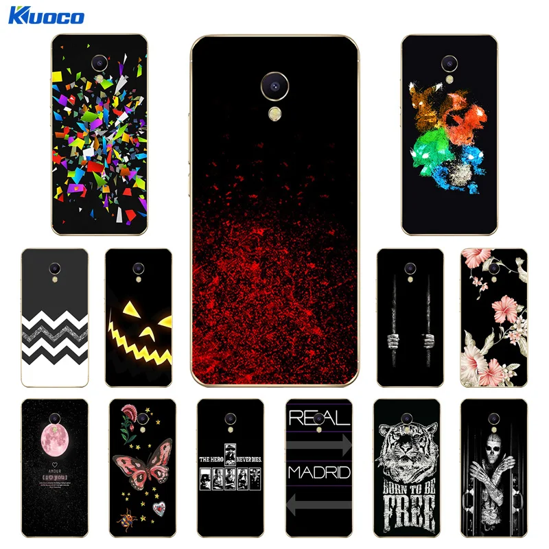 Cases for Meizu M5S mini Character Printing Meilan5S Phone Shell Transparent 5.2 inch Soft Silicone Meizu5s |
