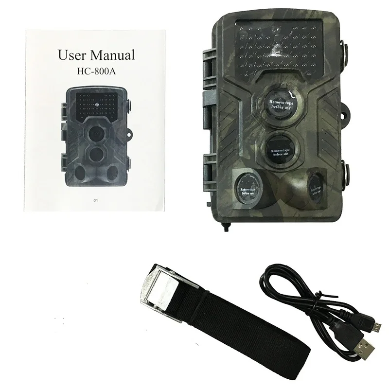 

Skatolly 1080P HC800A Trail Cameras Hunting Camera 12MP Outdoor Wildlife Scouting Device With PIR Sensor Infrared Night Vision