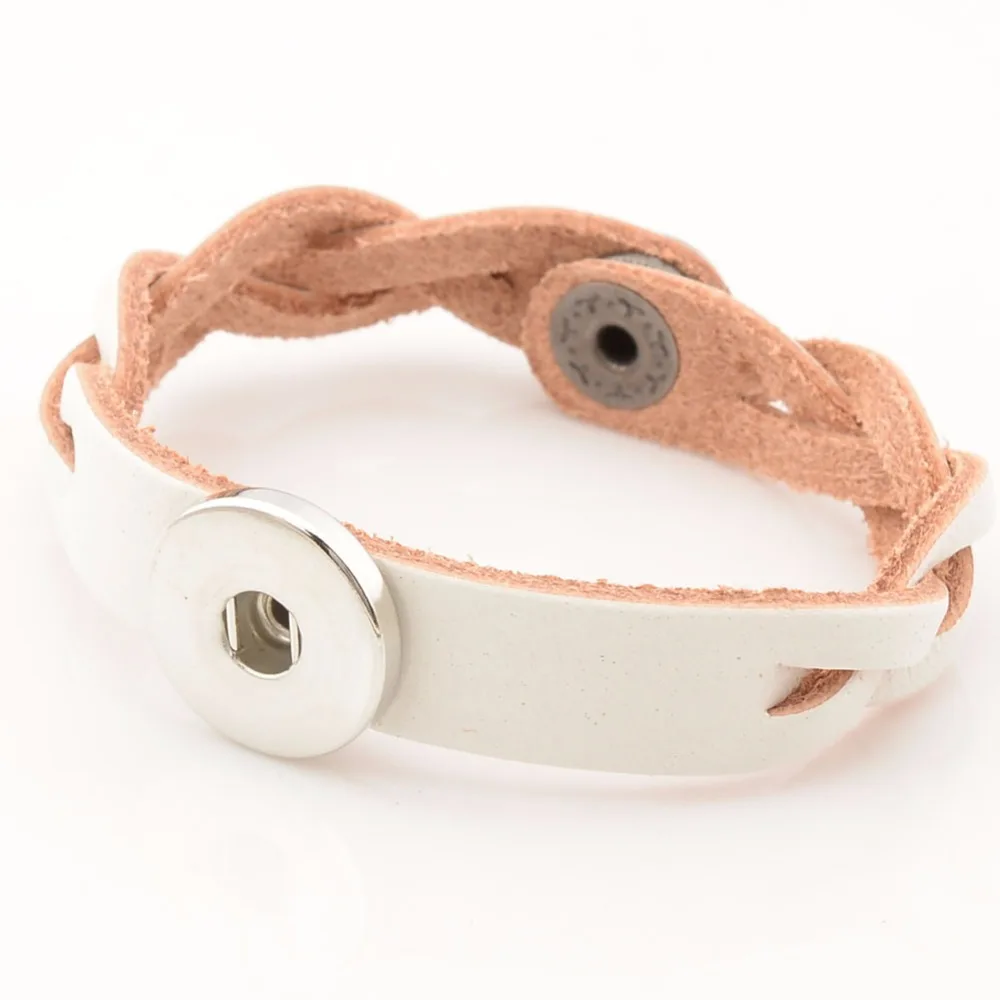 

20cm handmade snap Bracelet, snap button bracelets For Women Fit 18mm button NB5202