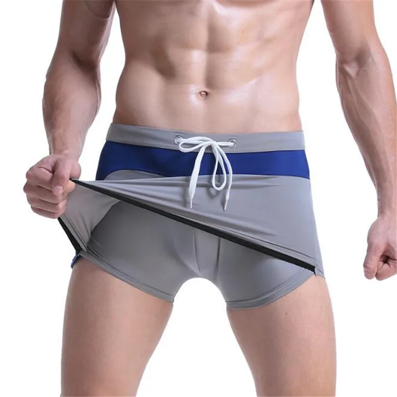 

Men's Sexy Tight Short Pants,Men's Fashion Patchwork Shorts,Spa Men's Lacing Boxer Shorts