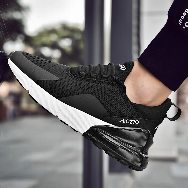 

Men Sport Shoes 2018 Brand Running Shoes Breathable Zapatillas Hombre Deportiva 270 High Quality Men Footwear Trainer Sneakers