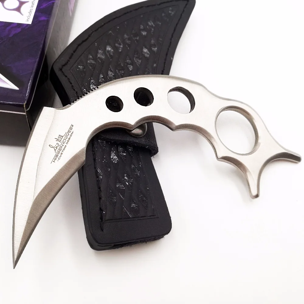 CS GO фиксированный коготь нож 440C Лезвие Karambit выживания тактические охотничьи карманные ножи кемпинг открытый Универсальный Нож EDC инструменты OEM
