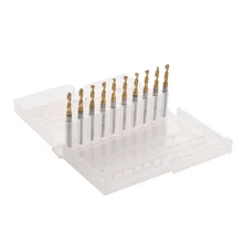 10 шт. 3,175 мм хвостовик Сверло 2,5 мм импортные, карбидные PCB сверла, печатная плата мини CNC сверло набор деревообрабатывающий инструмент