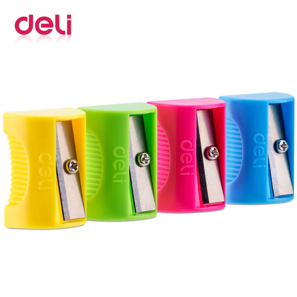 

Deli 0594 Mini Colorful pencil sharpener Random Color material Simple shape pencil sharpener Pencil sharpener creative style