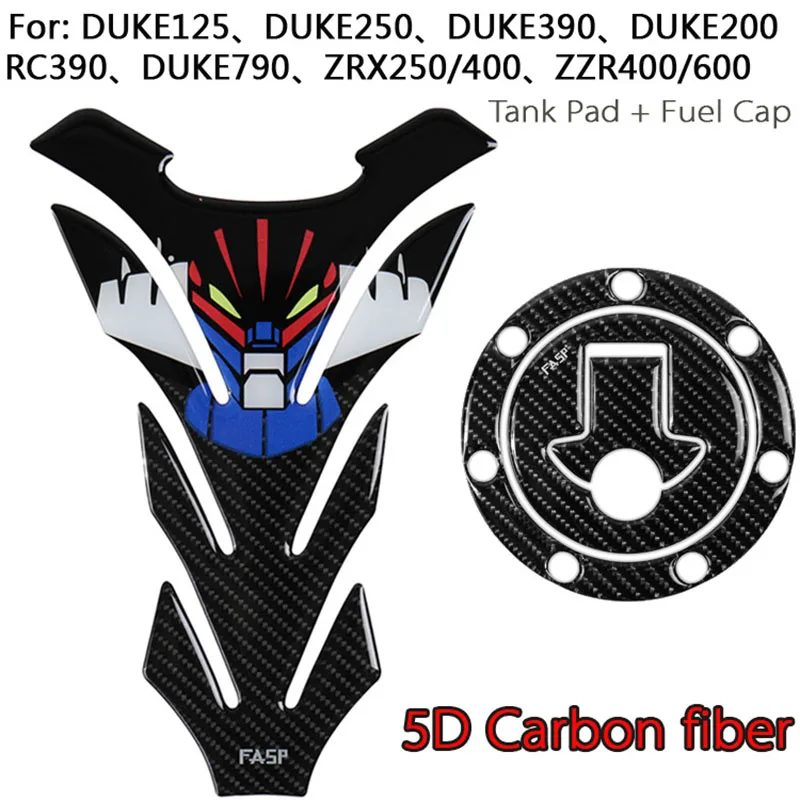 Накладка на бак топливная крышка наклейка стикер чистый углерод для KTM 390 250 200