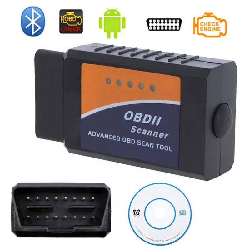 Professional Diagnostic Tool Obd2 Obdii Elm327 Elm 327 V2.1 Bluetooth