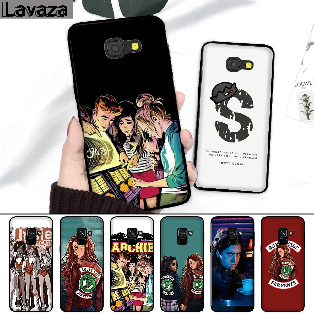 Силиконовый чехол Lavaza Riverdale для Samsung A3 A5 2016 2017 A6 Plus A7 A8 A9 A10 A30 A40 A50 A70 J6 2018 A10S A30S A50S |