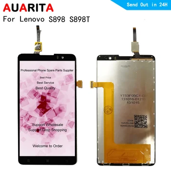 

AAA quality 1pcs LCD For Lenovo S898 S898T S898-T LCD Display+Touch Panel Screen Glass Assembly Replacement Parts free shipping