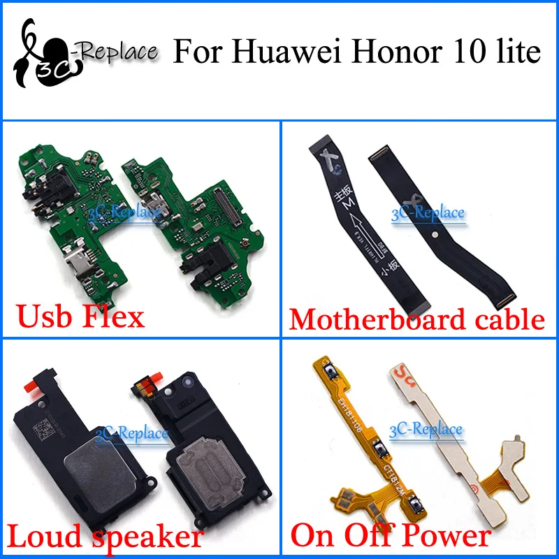 Гибкий Usb-кабель для материнской платы Huawei Honor 10 lite/Huawei honor10 Youth громкий динамик