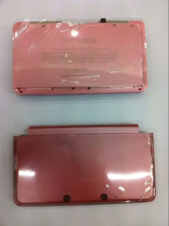 Оригинальные Замена Полный В виде ракушки дом случае комплект Для Nintendo 3DS 3DS Корпус/Чехол - Цвет: Pink