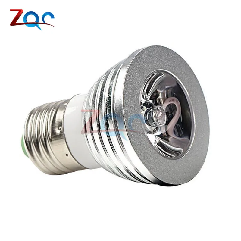 Светодиодная лампа E27 RGB с пультом дистанционного управления 85 265 в|bulb with remote